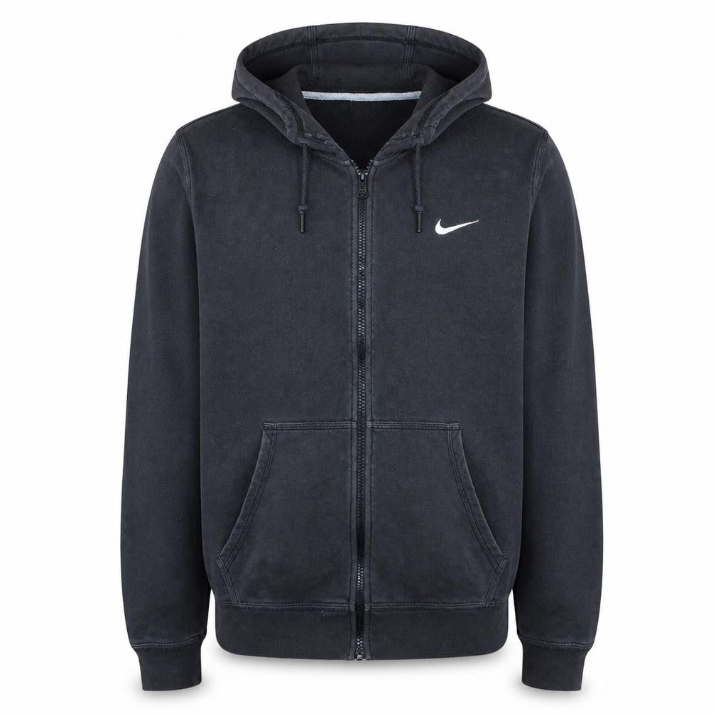 Nike Men's Black Full Zip Hoodie Sweatshirt Size M