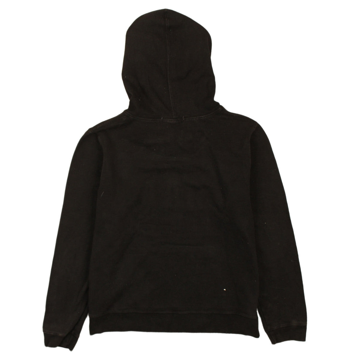 GAP Girls Black Pullover Hoodie Large Stretch Cotton Logo Sweatshirt