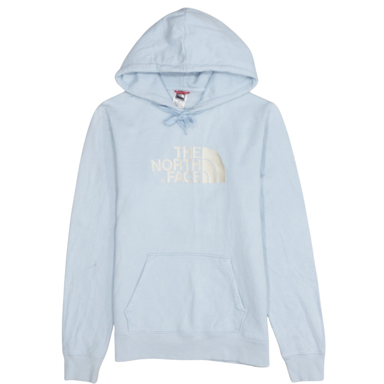 The North Face Women's Light Blue Pullover Hoodie Size S Cotton Casual