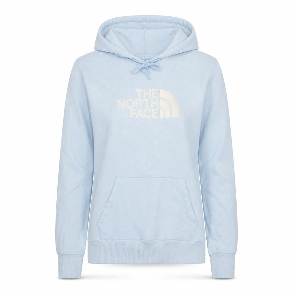The North Face Women's Light Blue Pullover Hoodie Size S Cotton Casual