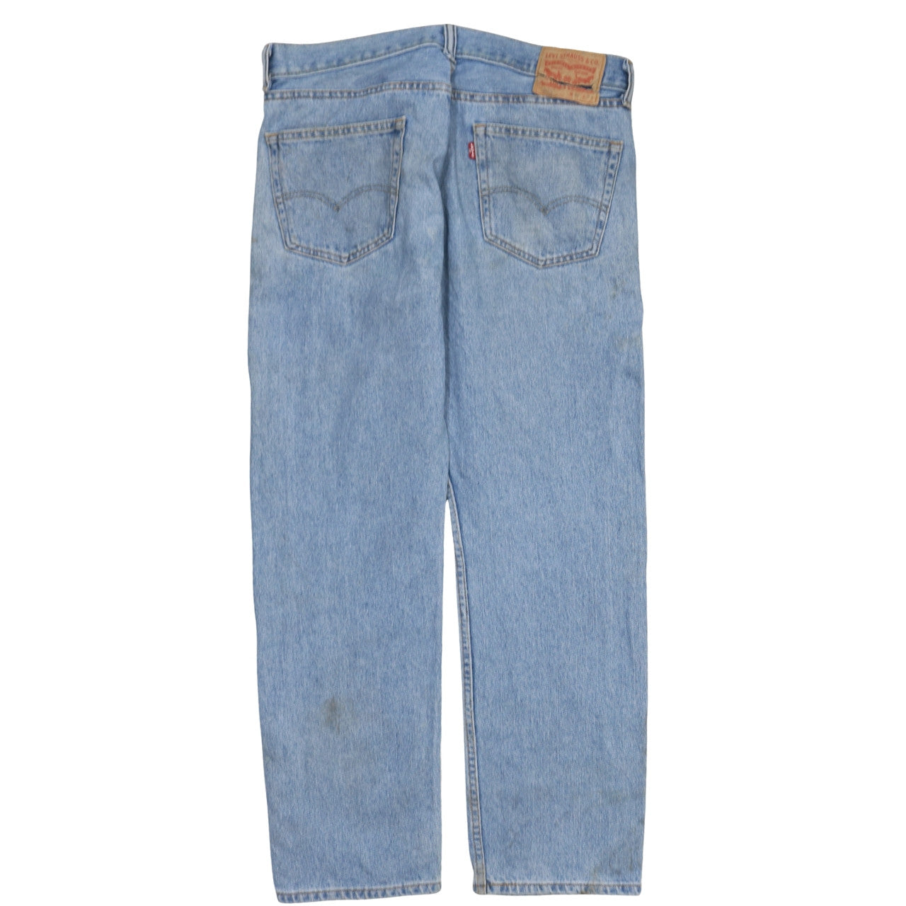 Levi Strauss Men's Blue 505 Straight Leg Denim Jeans W34 L31