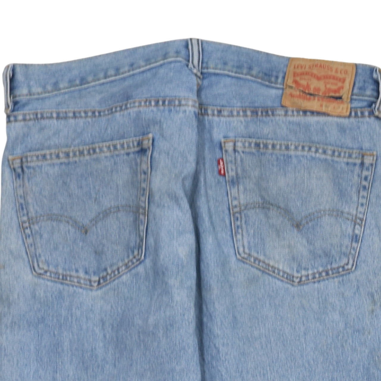 Levi Strauss Men's Blue 505 Straight Leg Denim Jeans W34 L31