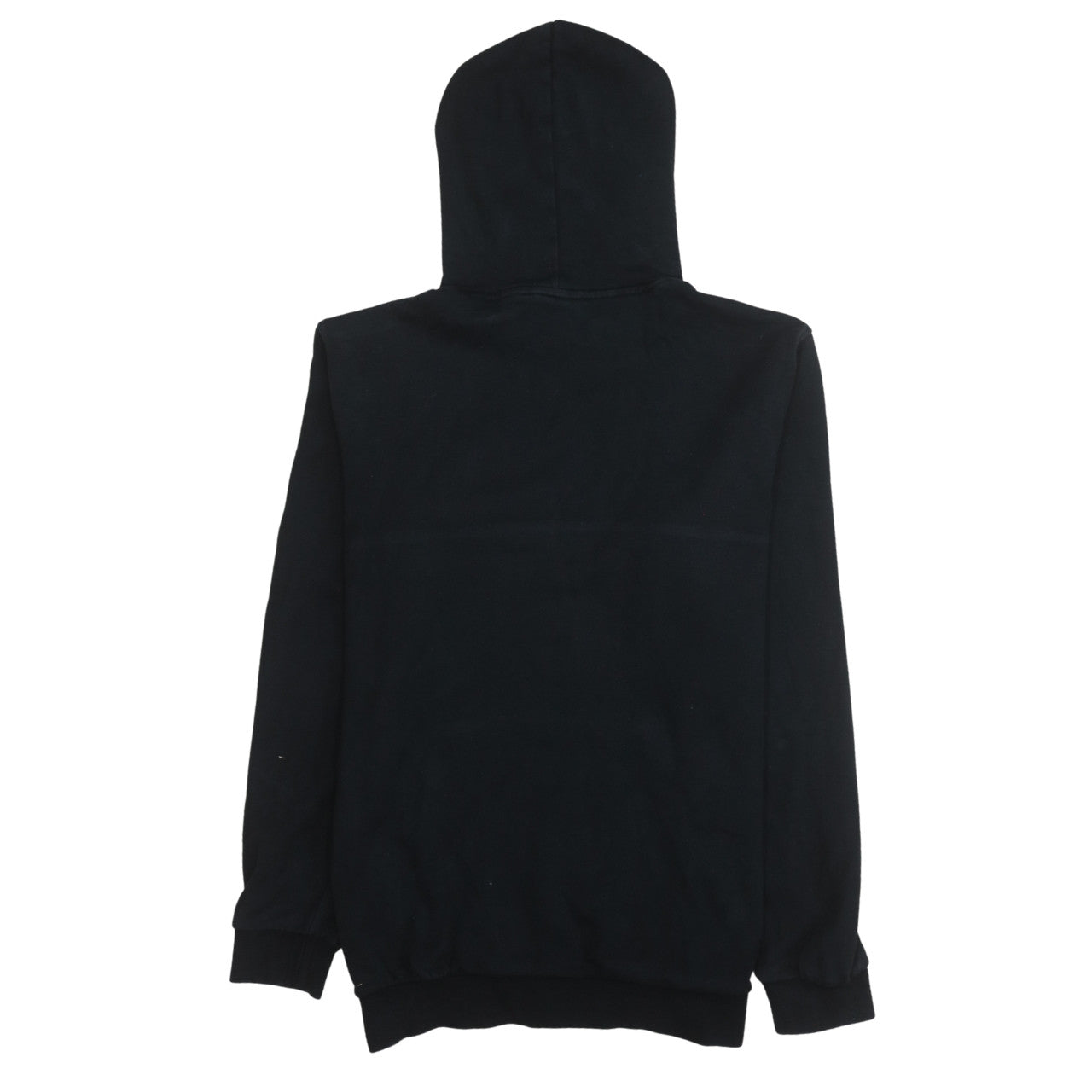 Adidas Mens Black Pullover Hoodie Medium Logo Fleece Sweatshirt