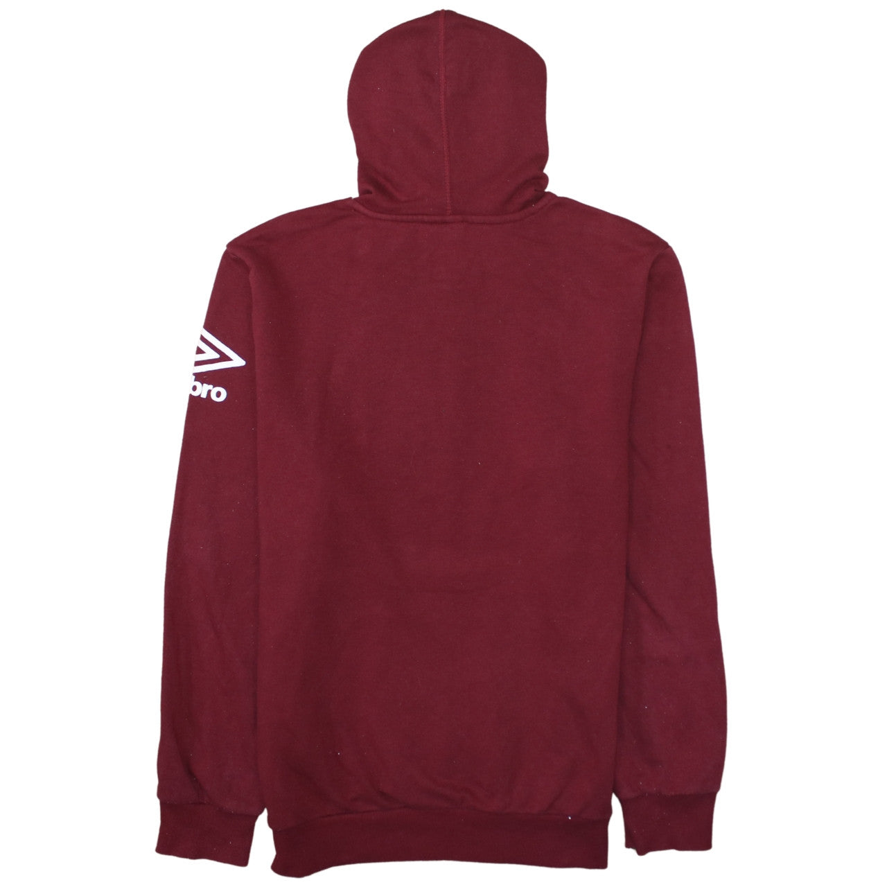 Umbro Mens Red XL Pullover Hoodie Fleece Sports Sweatshirt