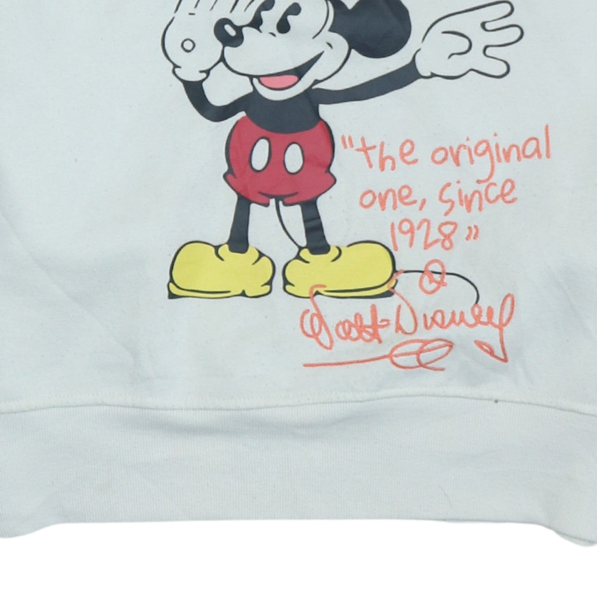 Preloved Primark Disney Women Ivory Cropped Fleece Sweatshirt S - Image 5