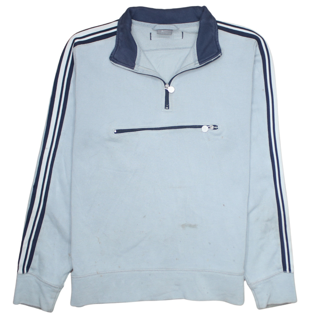 Nike Mens Blue 1/2 Zip Sports Sweatshirt Size M Regular Fit