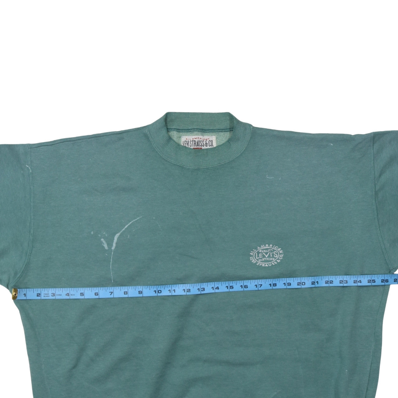 Levi's Women's Green Pullover Sweatshirt L Classic Logo Crewneck