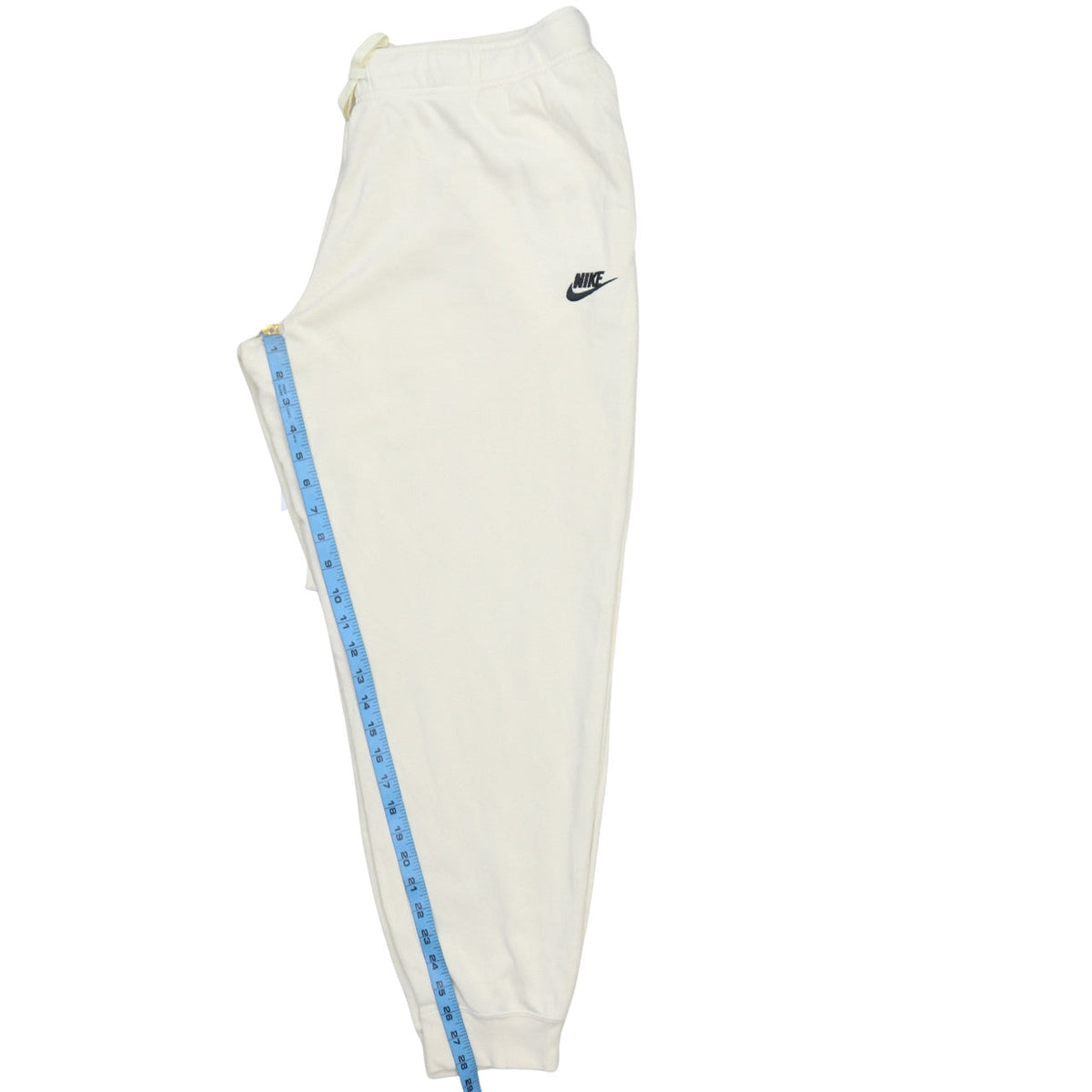 Nike Women Ivory Fleece Jogger Trousers XL Comfort Fit