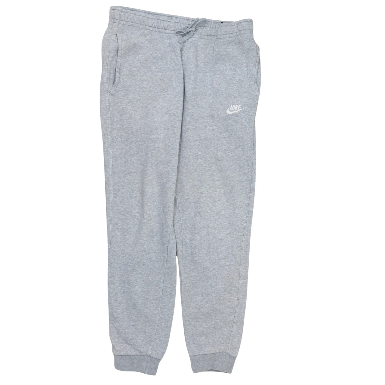Nike Men's Grey Jogger Sweatpants S Regular Fit Cotton Blend