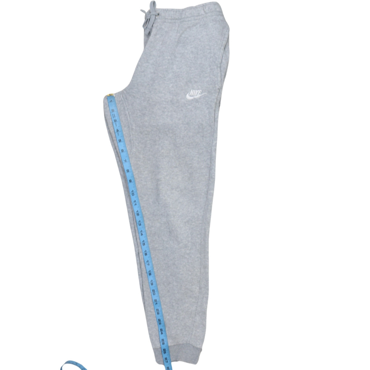 Nike Men's Grey Jogger Sweatpants S Regular Fit Cotton Blend