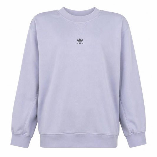 Adidas Women's Lilac Crew Neck Pullover Sweatshirt UK 12