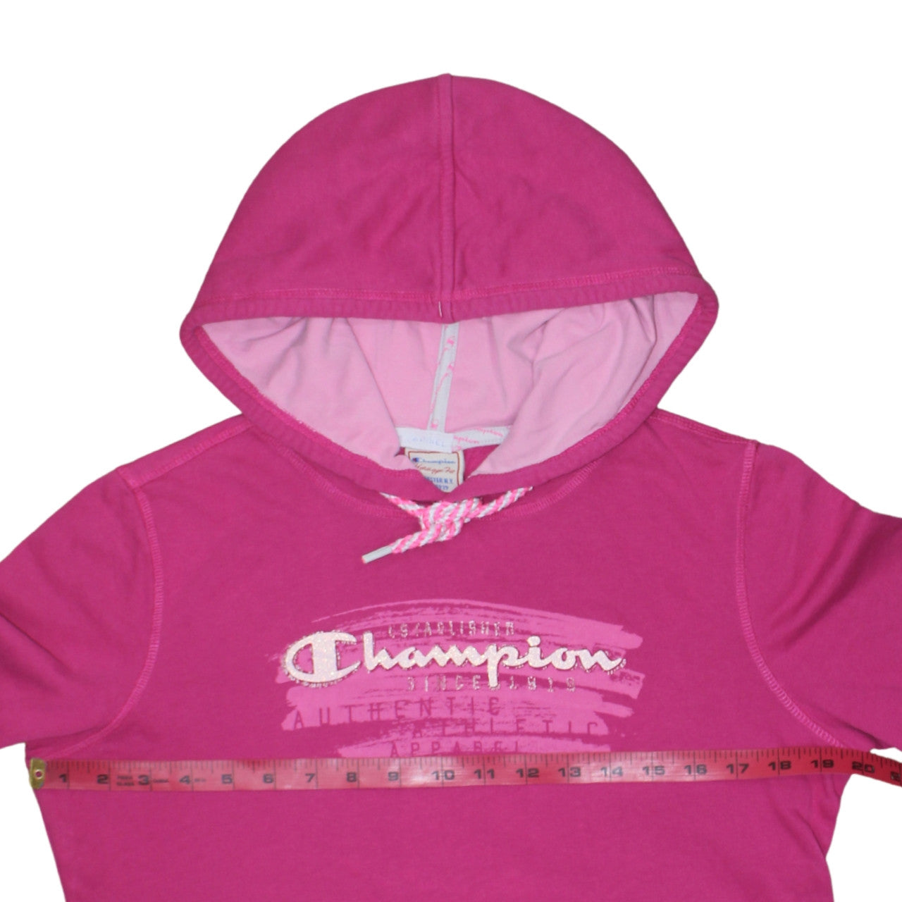 Champion Women’s Pink Pullover Hoodie Size L Heritage Fit