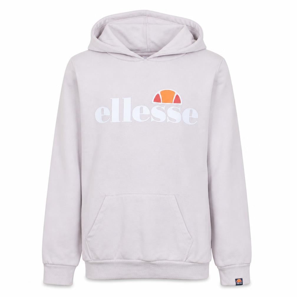 Ellesse Girls Pink Pullover Hoodie 13-14 Years Logo Graphic Fleece