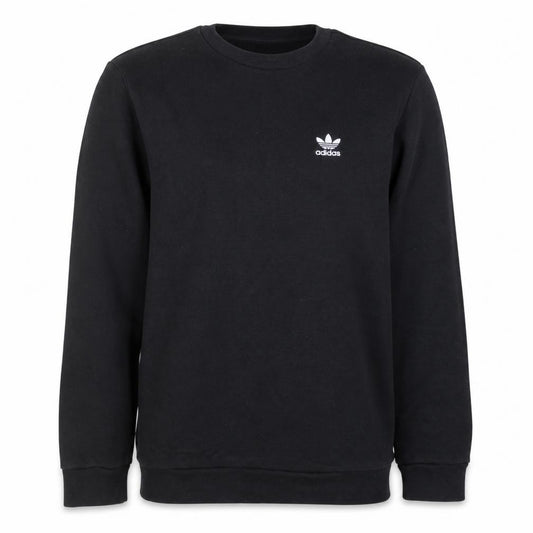 Adidas Men's Black Small Pullover Crew Neck Sweatshirt