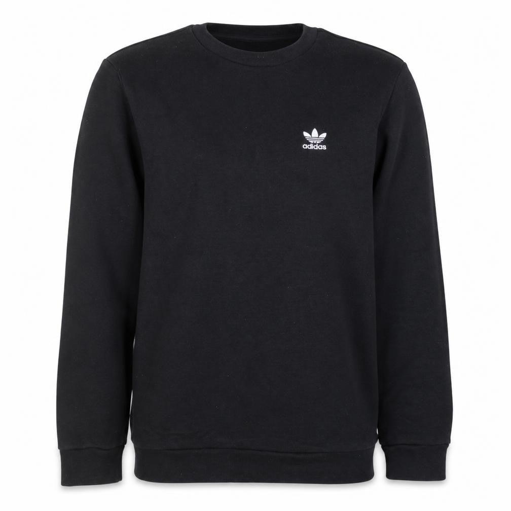 Adidas Men's Black Small Pullover Crew Neck Sweatshirt