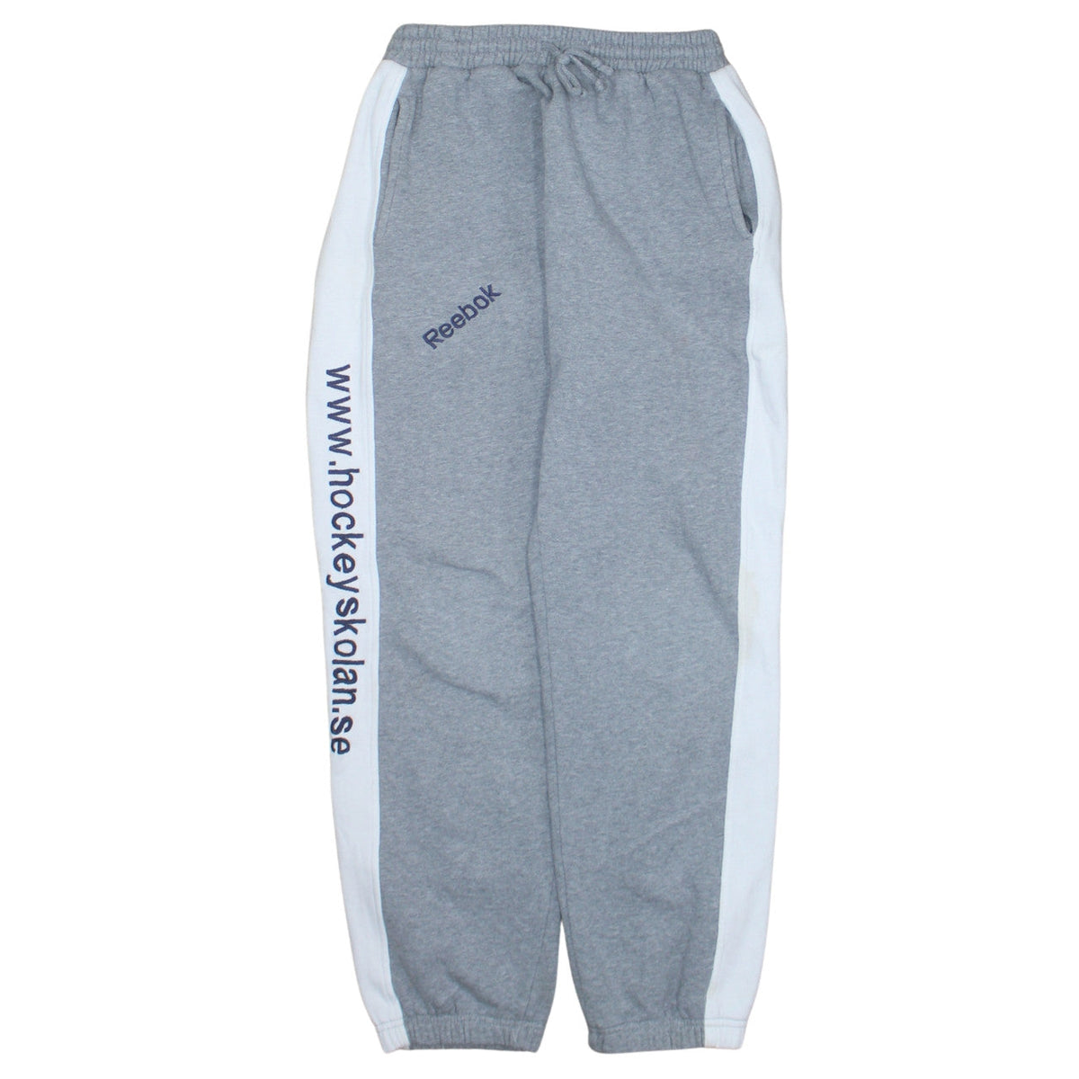 Reebok Boys Grey Jogger Trousers 170cm Hockey Sports Fleece Sweatpants