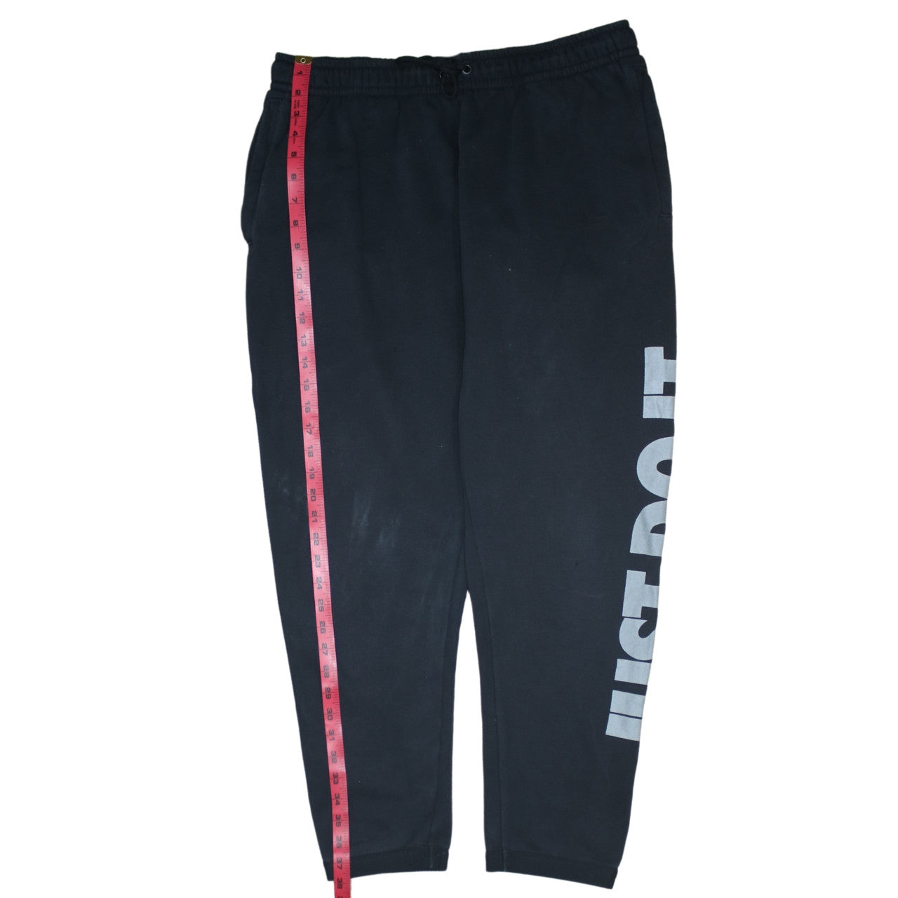 Nike Men's Black Just Do It Sweatpants L Regular Fit Fleece