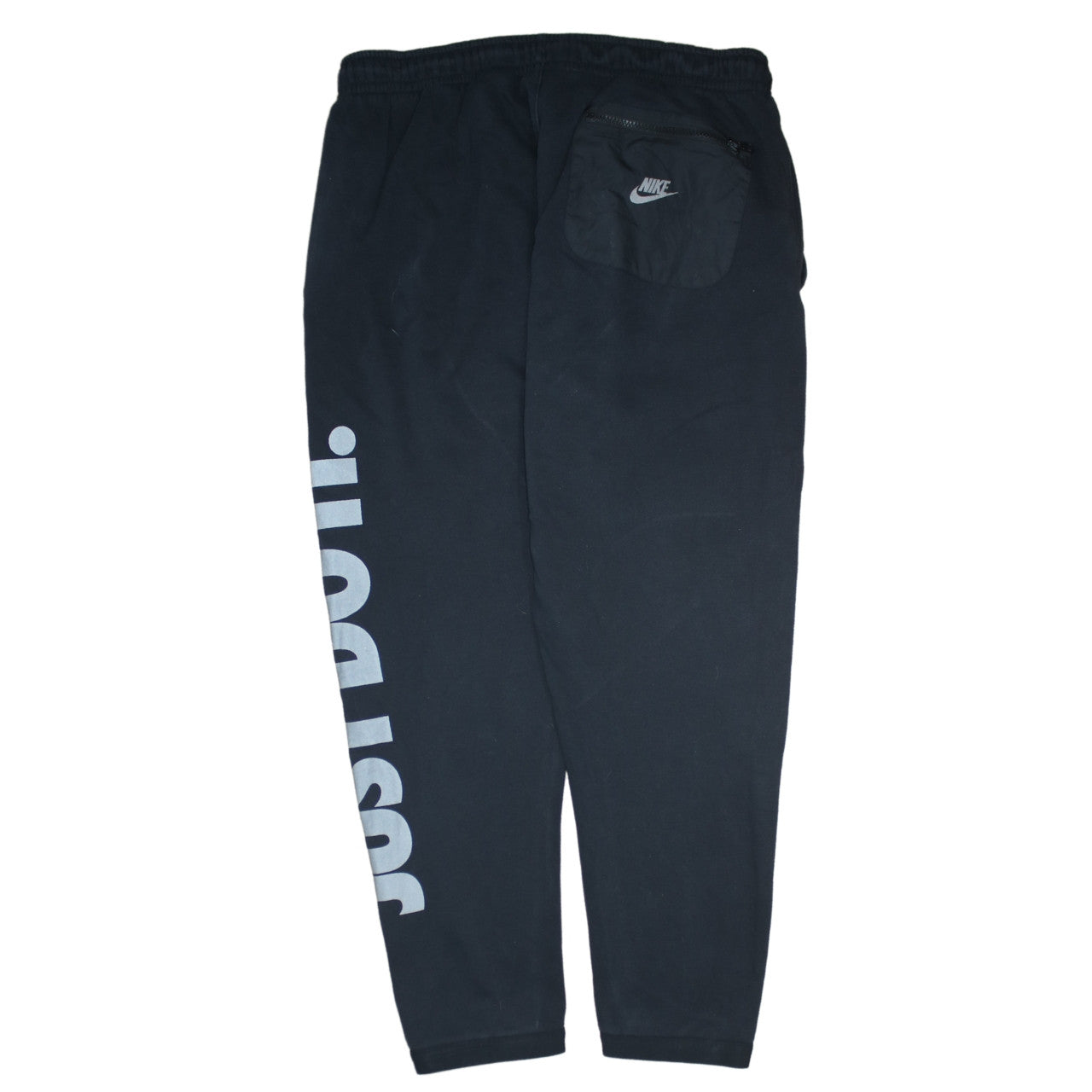 Nike Men's Black Just Do It Sweatpants L Regular Fit Fleece