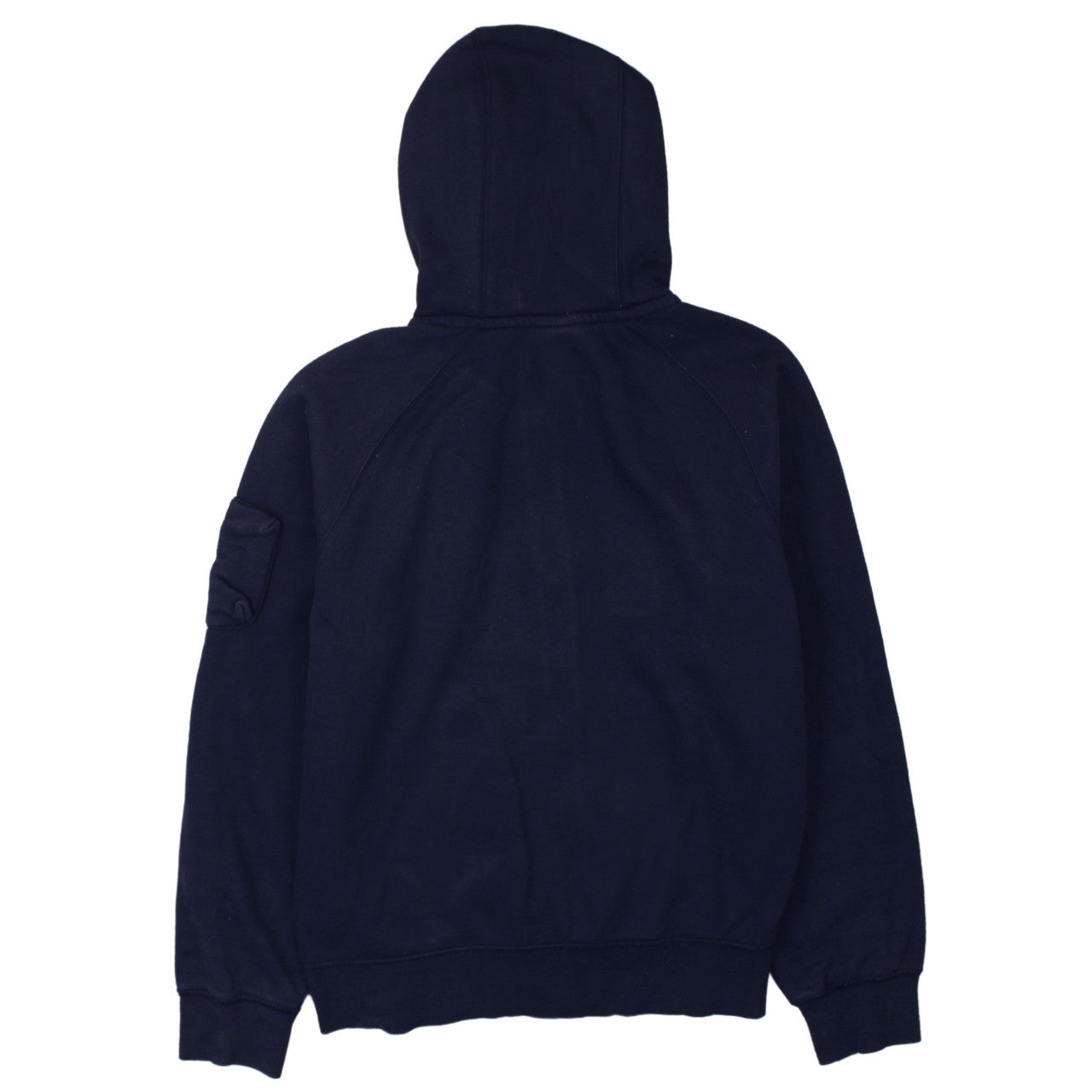 Nike Women's Navy Blue Full Zip Hoodie Medium Cotton Blend