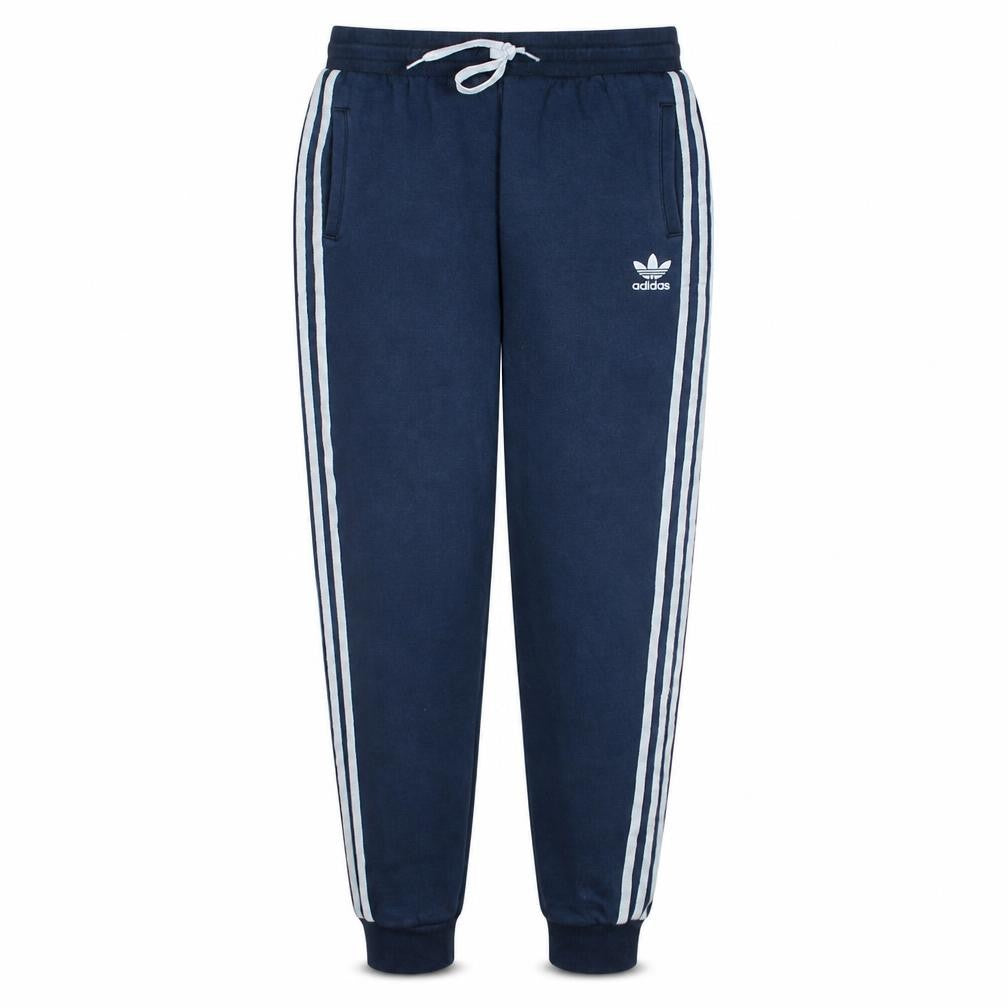 Adidas Boys Blue Jogger Trousers 15-16 Years Elastic Waist Side Stripe