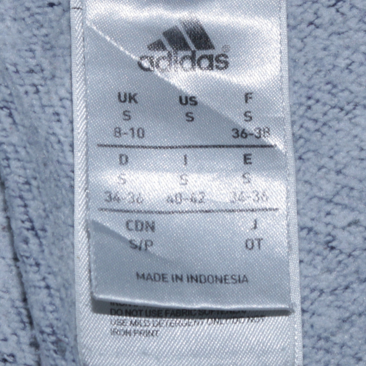 Adidas Womens Blue Jogger Sweatpants S Elastic Waist Logo