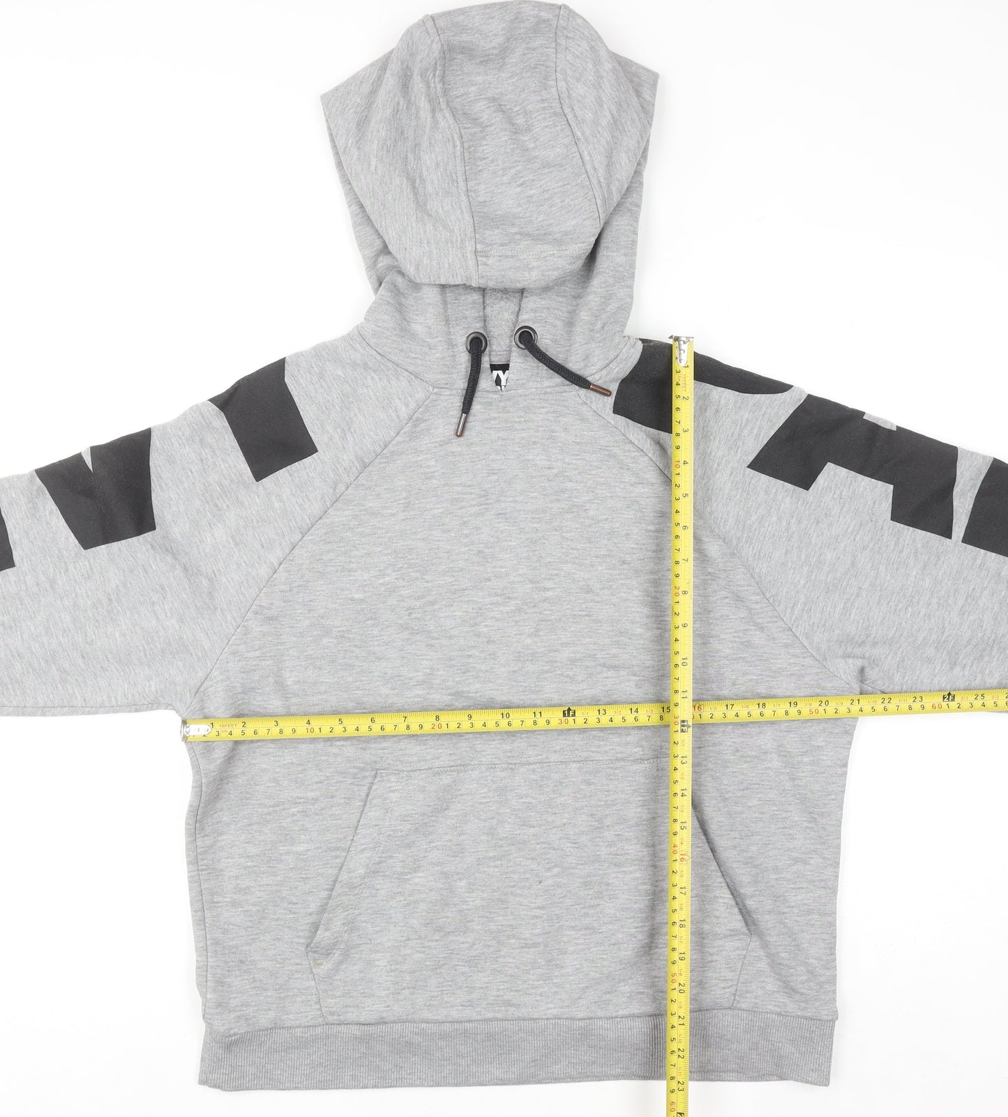 Ivy Park Womens Grey Hoodie Small Pullover Hooded Sweatshirt