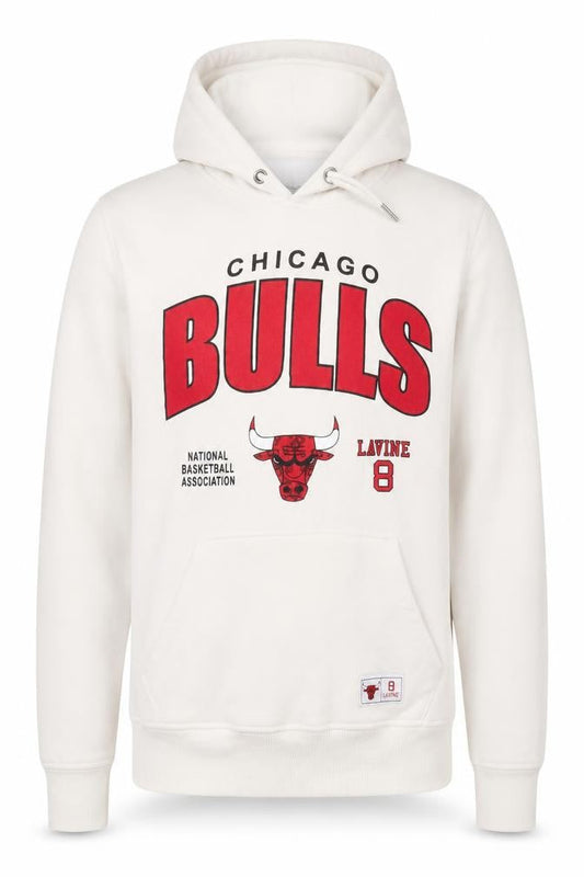 Primark NBA Chicago Bulls White Men's M Pullover Hoodie