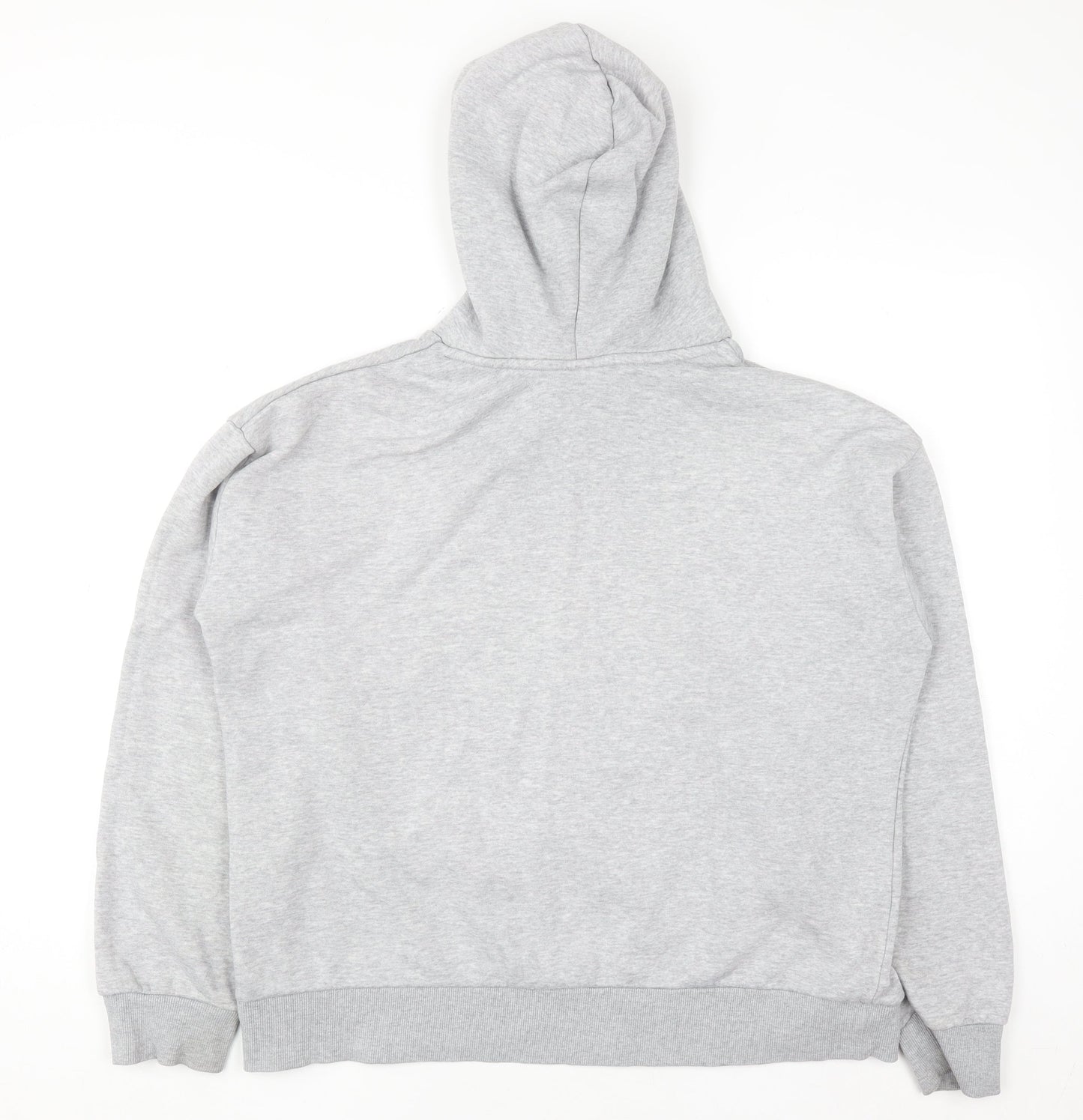 USA Pro Women's Grey Pullover Hoodie UK 14 Cotton Blend Sportswear