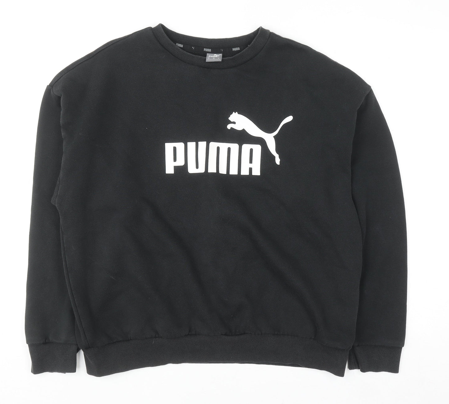 Puma Men's Black XL Pullover Crew Neck Sweatshirt