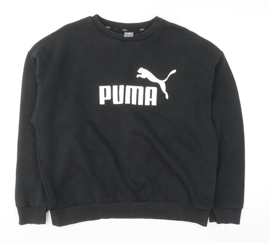 Puma Men's Black XL Pullover Crew Neck Sweatshirt