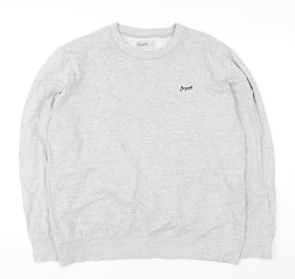 Jack & Jones Originals Men’s Grey XL Crew Neck Pullover Sweatshirt