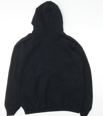 Gildan Men's Black Pullover Hoodie L Gamers Don't Die Graphic