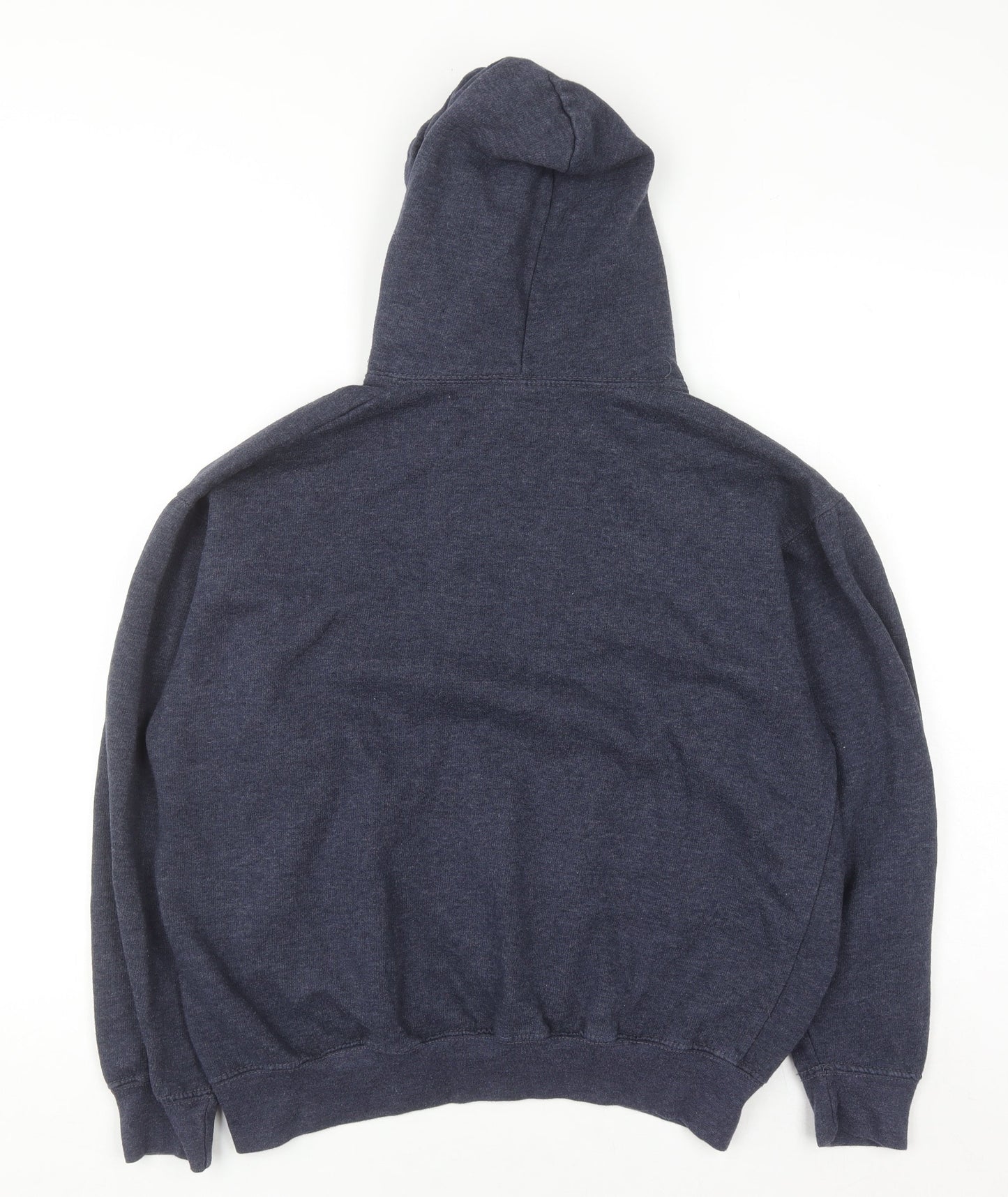 NYC Screen Printing Inc Women Navy Pullover Hoodie Medium Cotton Blend