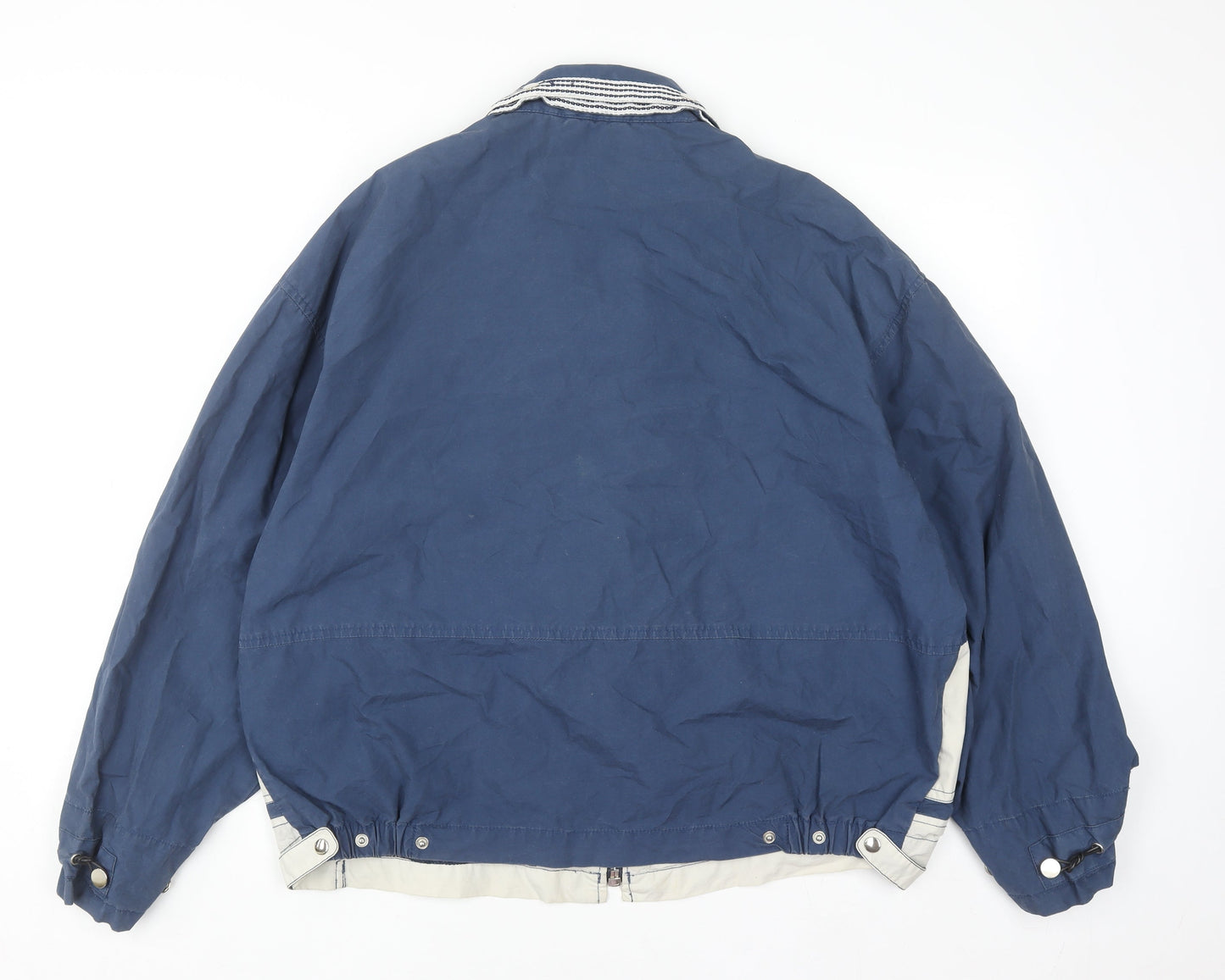 Montecantini Men's Blue Windbreaker Jacket Size M Retro 44in Chest