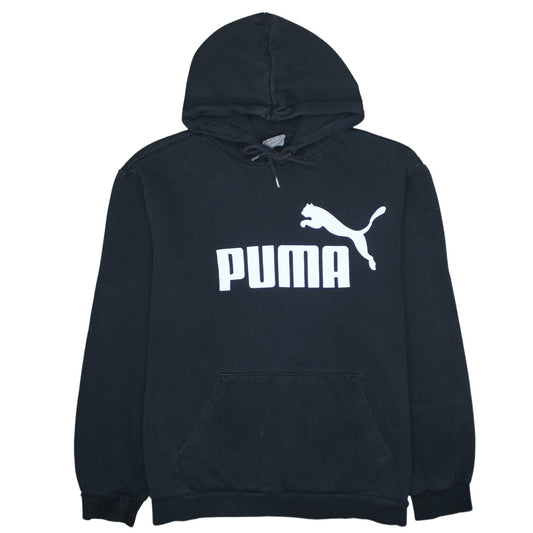 Puma Men's Black XL Pullover Hoodie Fleece Sweatshirt