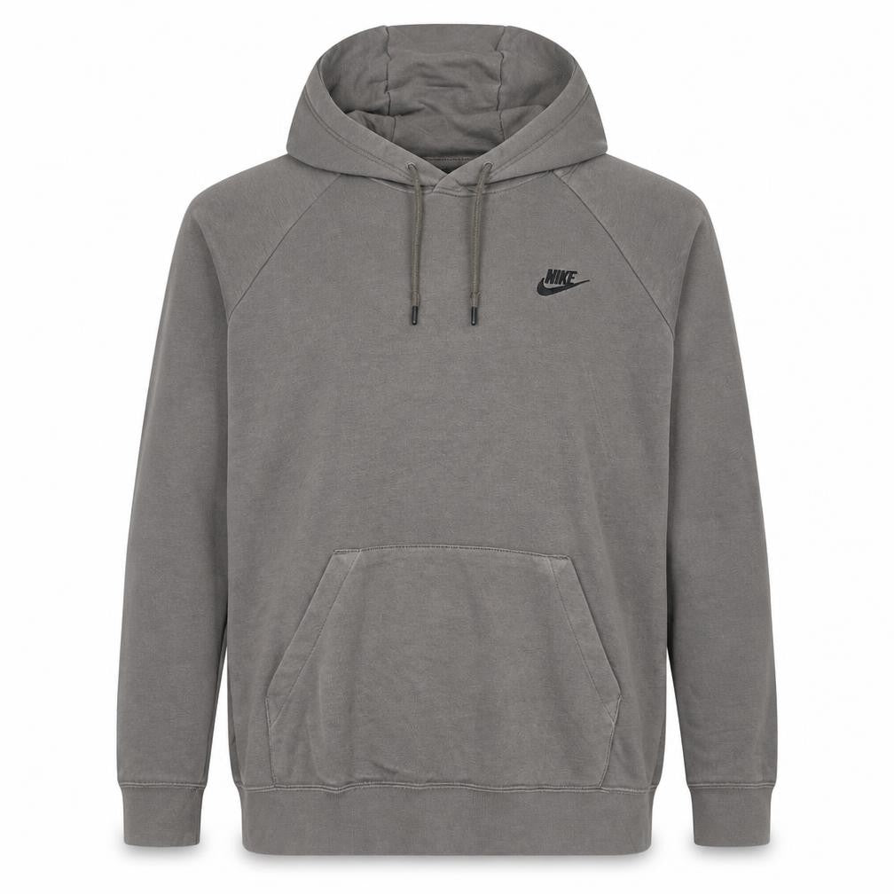Nike Men's Grey Pullover Hoodie L Regular Fit All Seasons