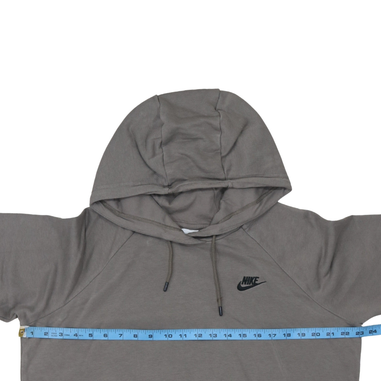 Nike Men's Grey Pullover Hoodie L Regular Fit All Seasons
