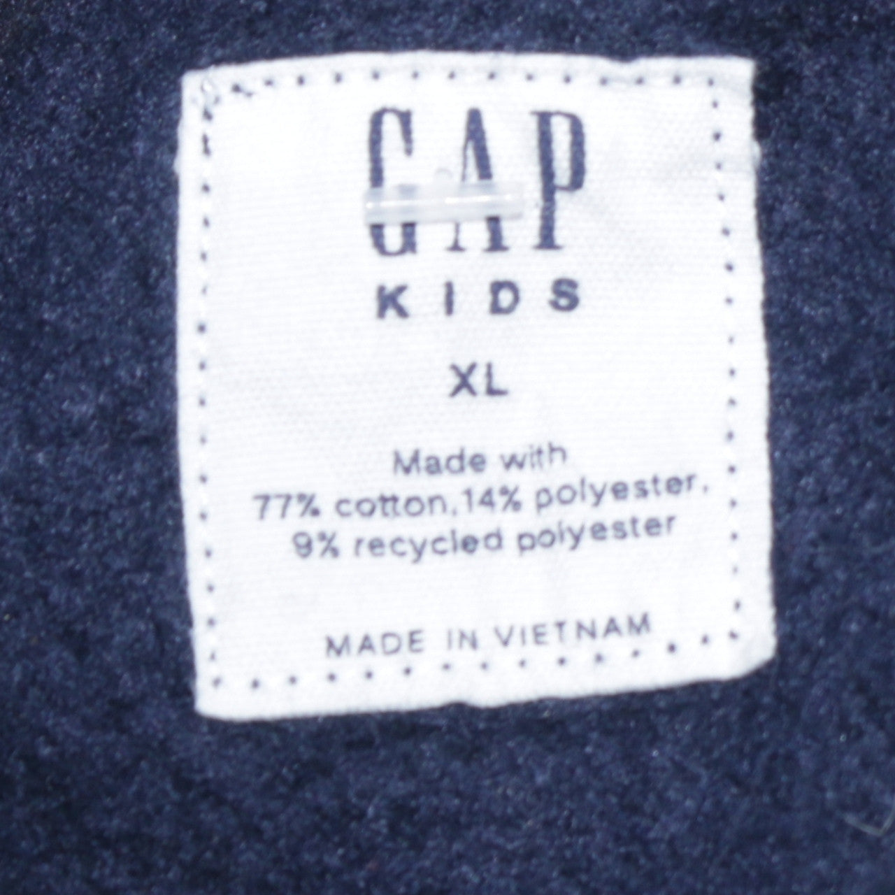 GAP Kids Boys Navy Blue XL Pullover Hoodie Cotton Blend Logo Design