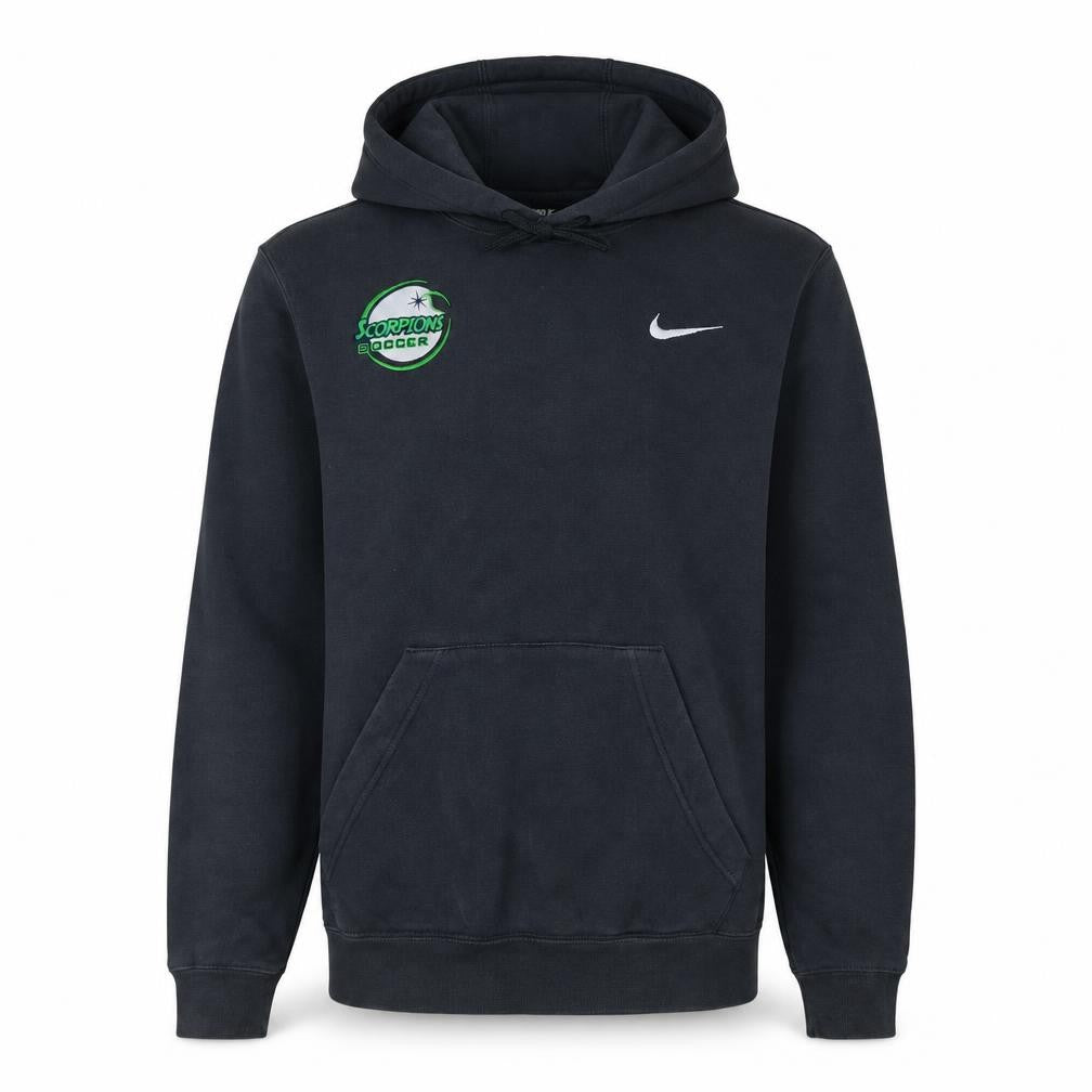 Nike Men's Black Pullover Hoodie M Scorpions Soccer Graphic