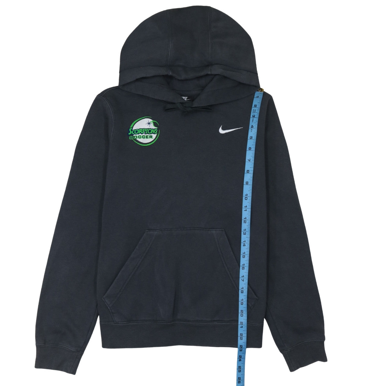 Nike Men's Black Pullover Hoodie M Scorpions Soccer Graphic