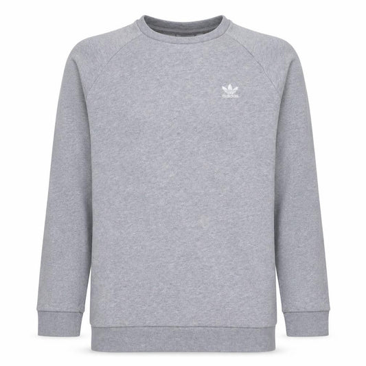adidas Mens Grey Crew Neck Sweatshirt L Sports Pullover
