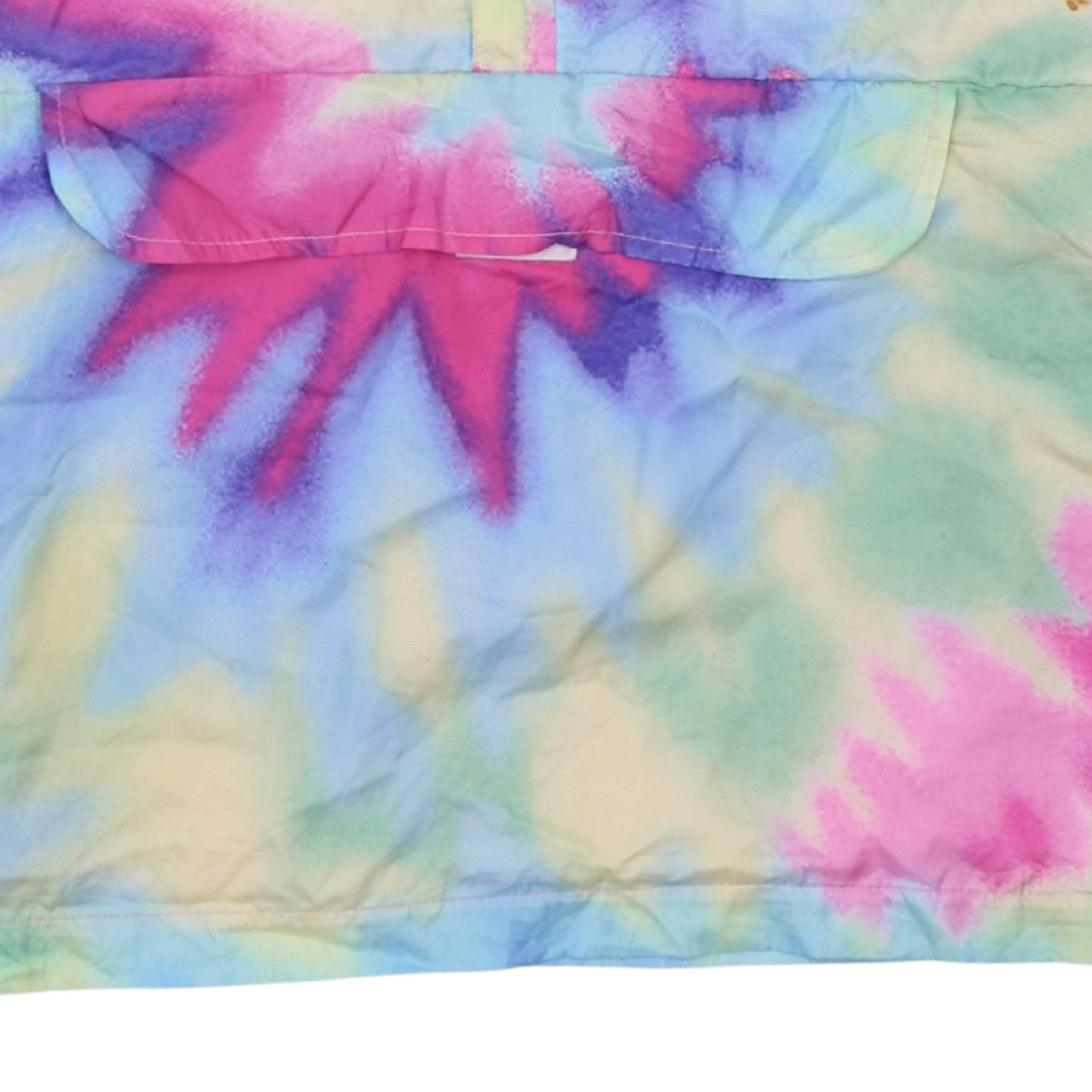 Nickelodeon Womens Multicoloured Pullover Hoodie Rugrats 3X Tie Dye Hooded Sweatshirt