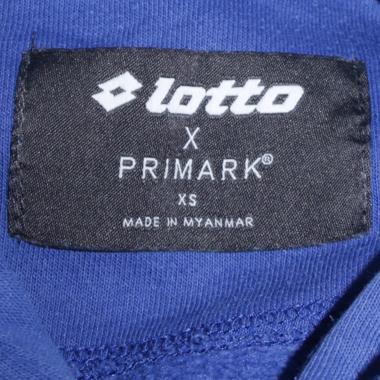 Lotto x Primark Men's Blue XS Pullover Hoodie Sports Style