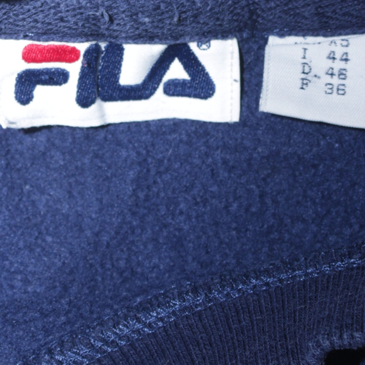 FILA Mens Blue Sweatshirt Small Crew Neck Vintage Pullover