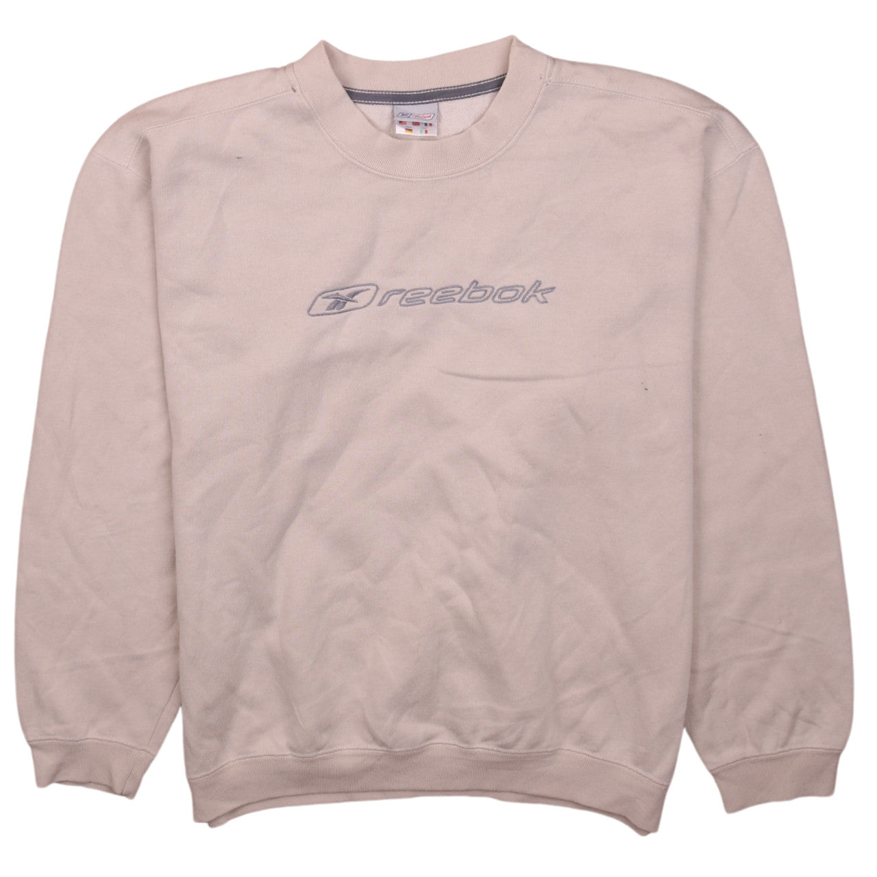 Reebok Boys Beige Sweatshirt Size 164cm Crew Neck Pullover