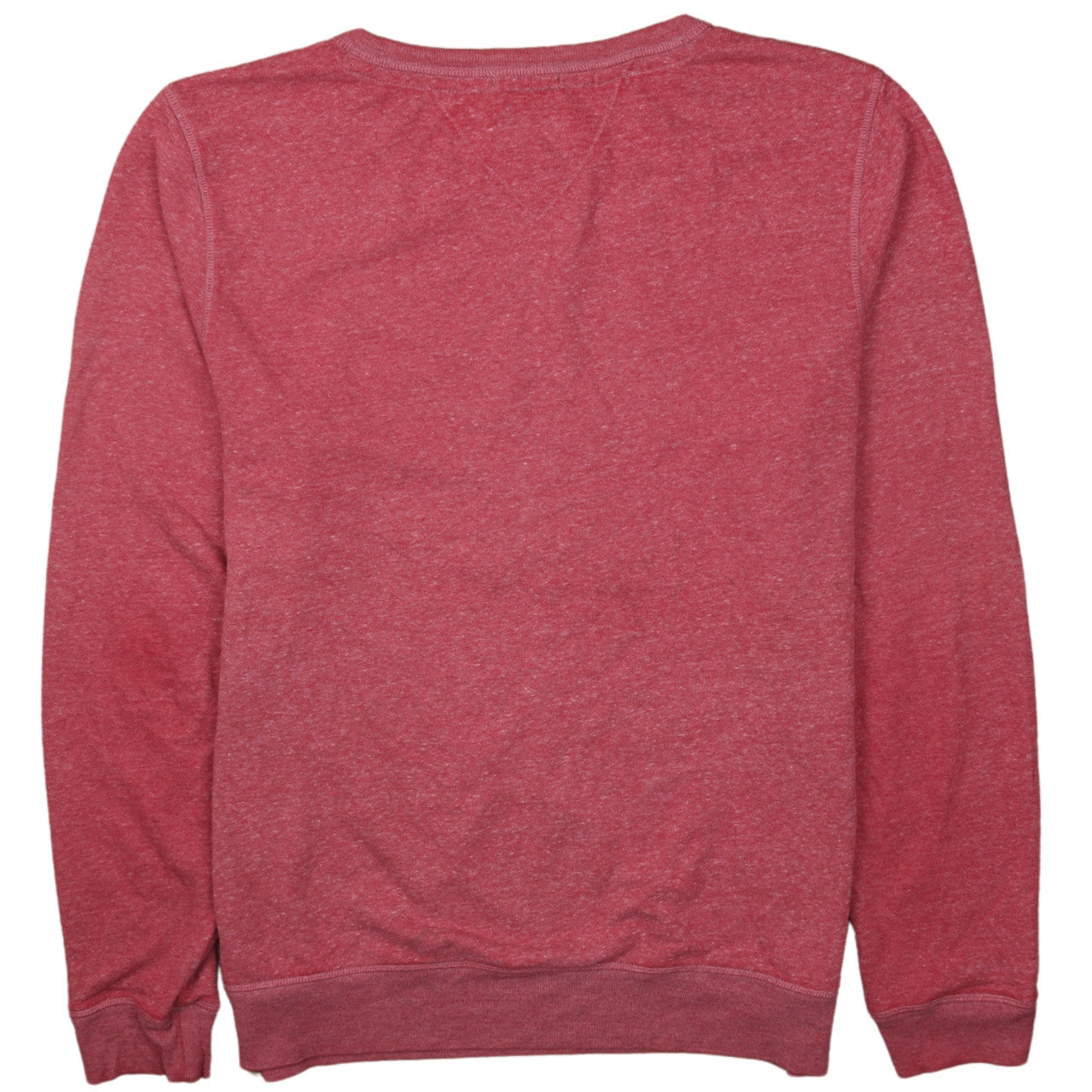 Hilfiger Denim Men's Red Crew Neck Pullover Sweatshirt L