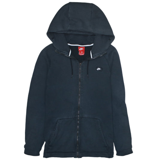 Nike Men's Black Full Zip Hoodie Small Hooded Sweatshirt