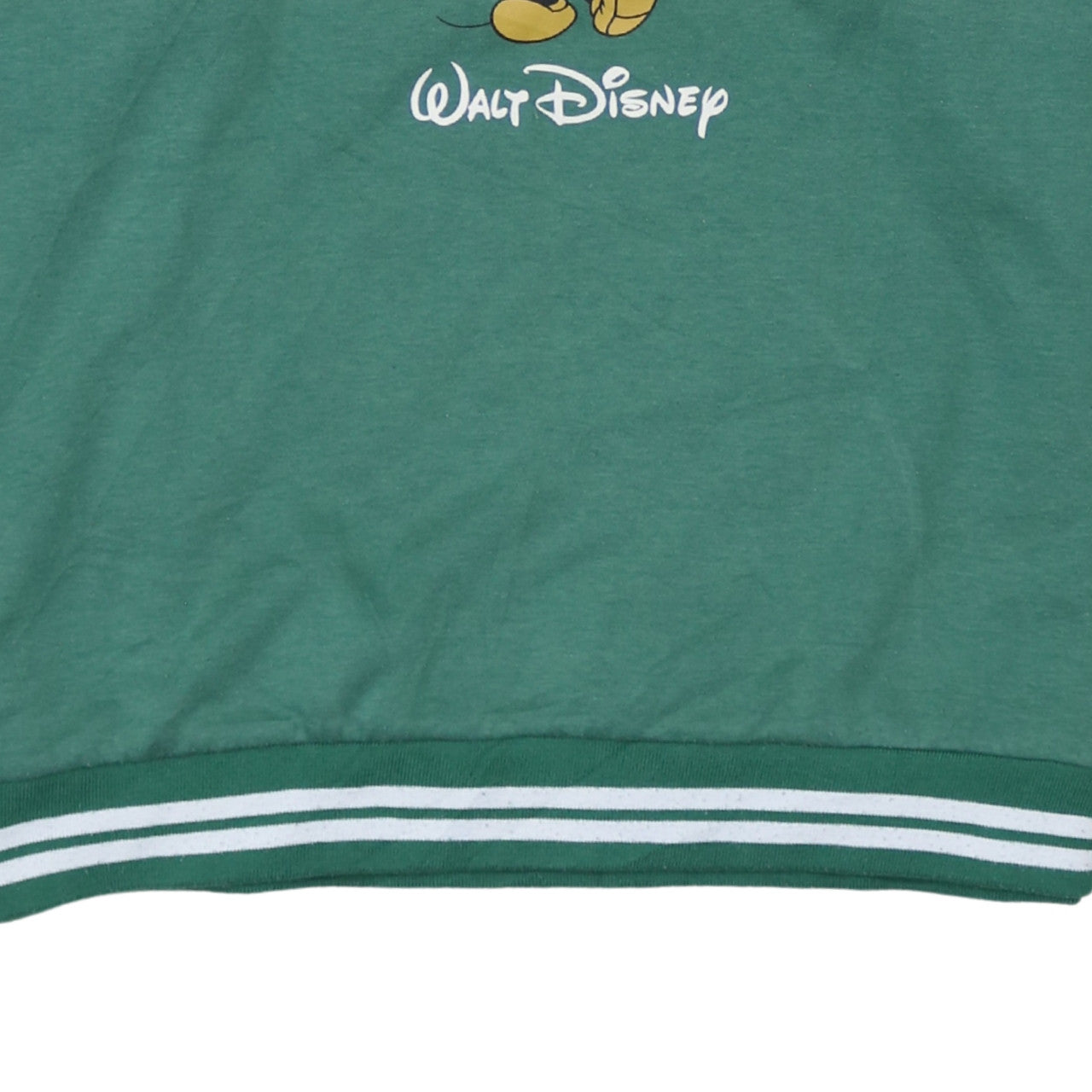 Disney Unisex Green Mickey Mouse Crew Neck Sweatshirt Size S