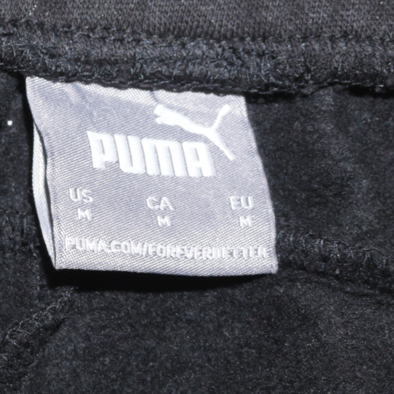 Puma Men's Black Jogger Sweatpants Size M Tapered Fit Activewear