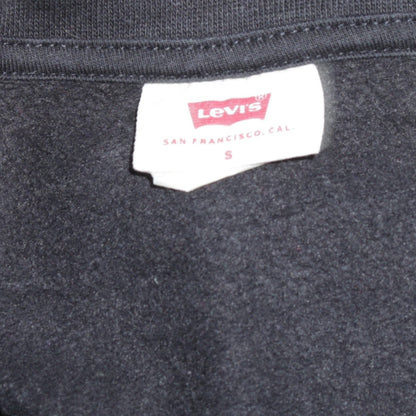 Levi's Men's Black Full Zip Logo Sweatshirt Size S